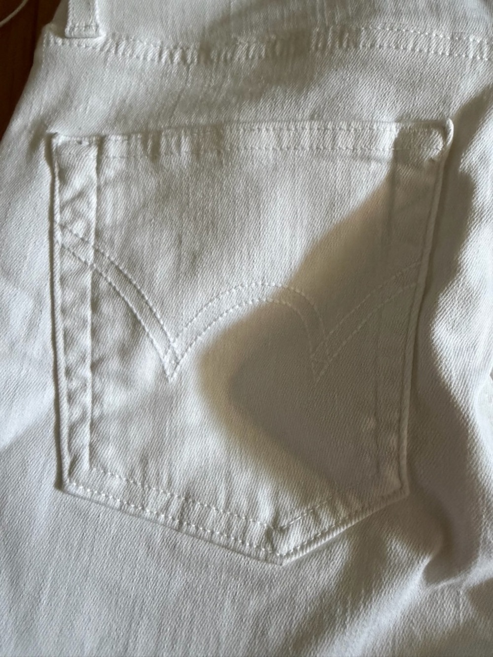 Edwin Women’s Optic White Skinny Jeans NWT size 26 - Picture 5 of 6